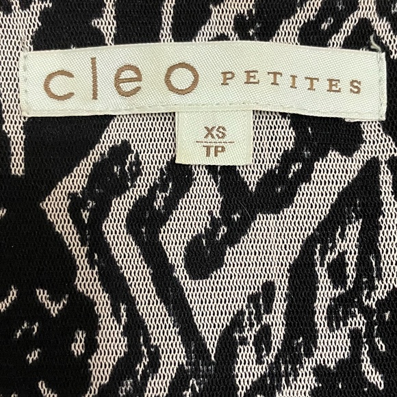 Cleo Petites Black and Grey Tunic with Embroidery and Jewels - Picture 6 of 6